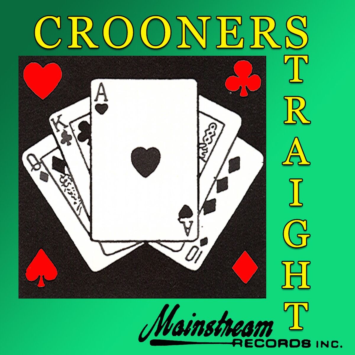 Album cover of Crooners Straight