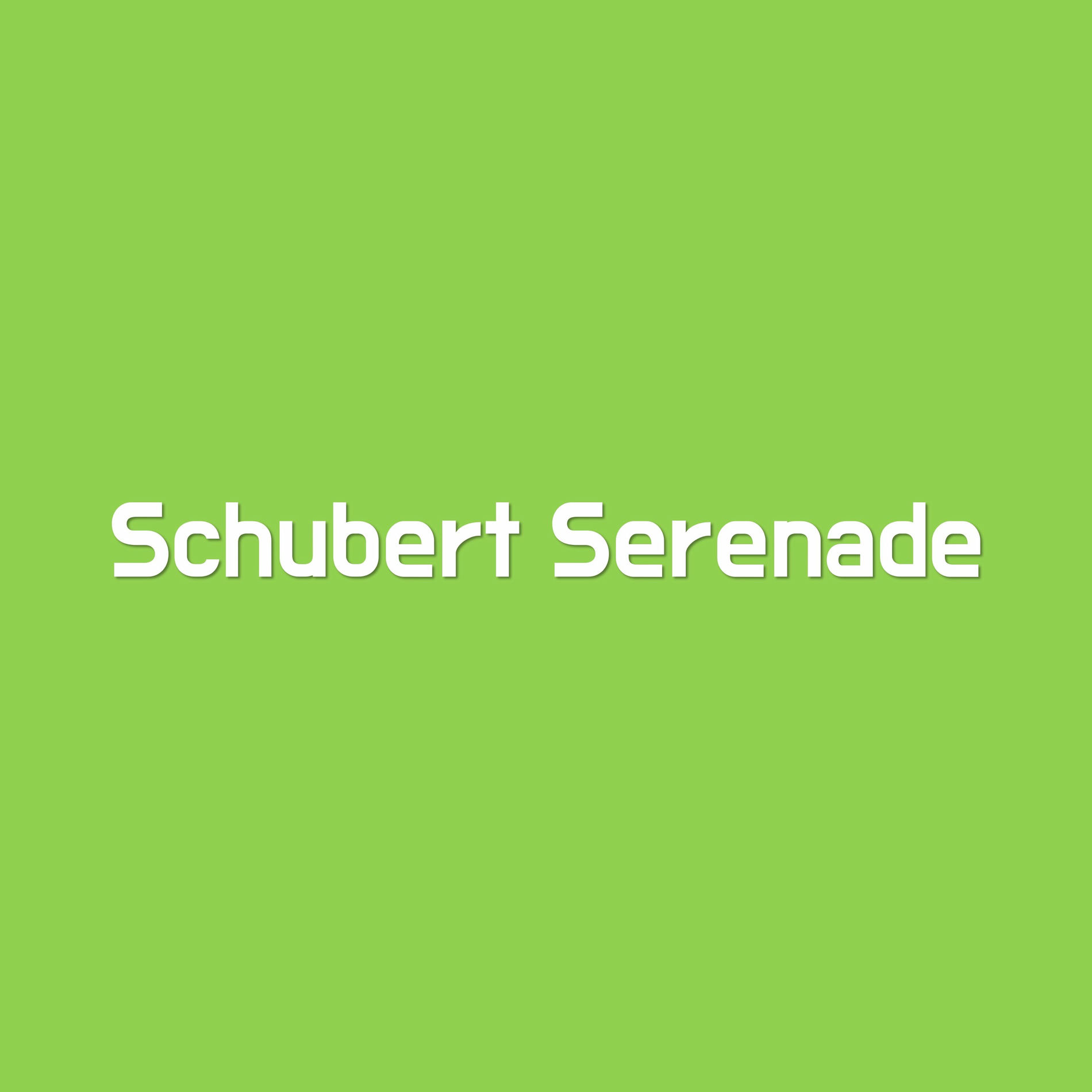 Album cover of Schubert Serenade
