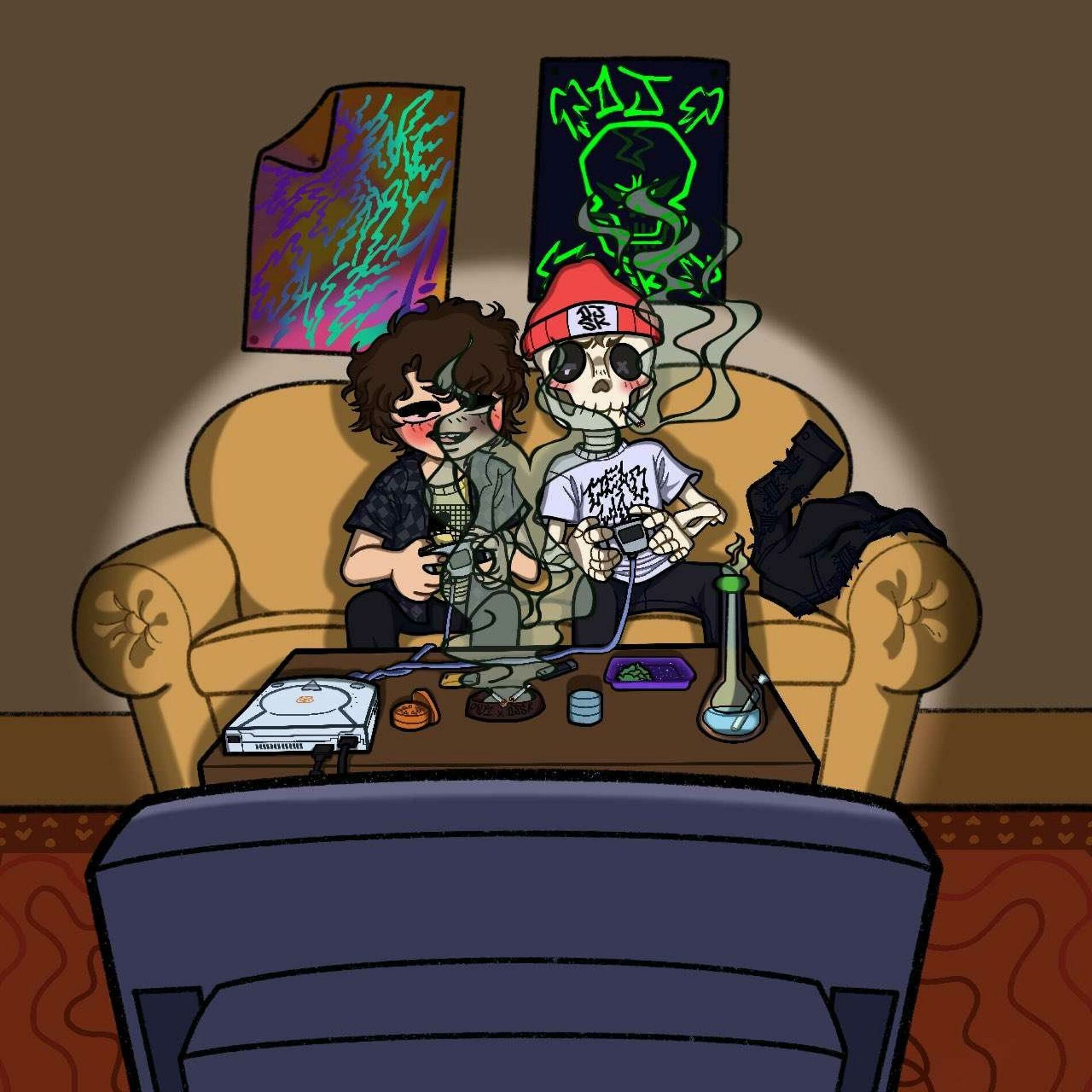 Album cover of Smoke Sesh (feat. DeeJaySkullKid)
