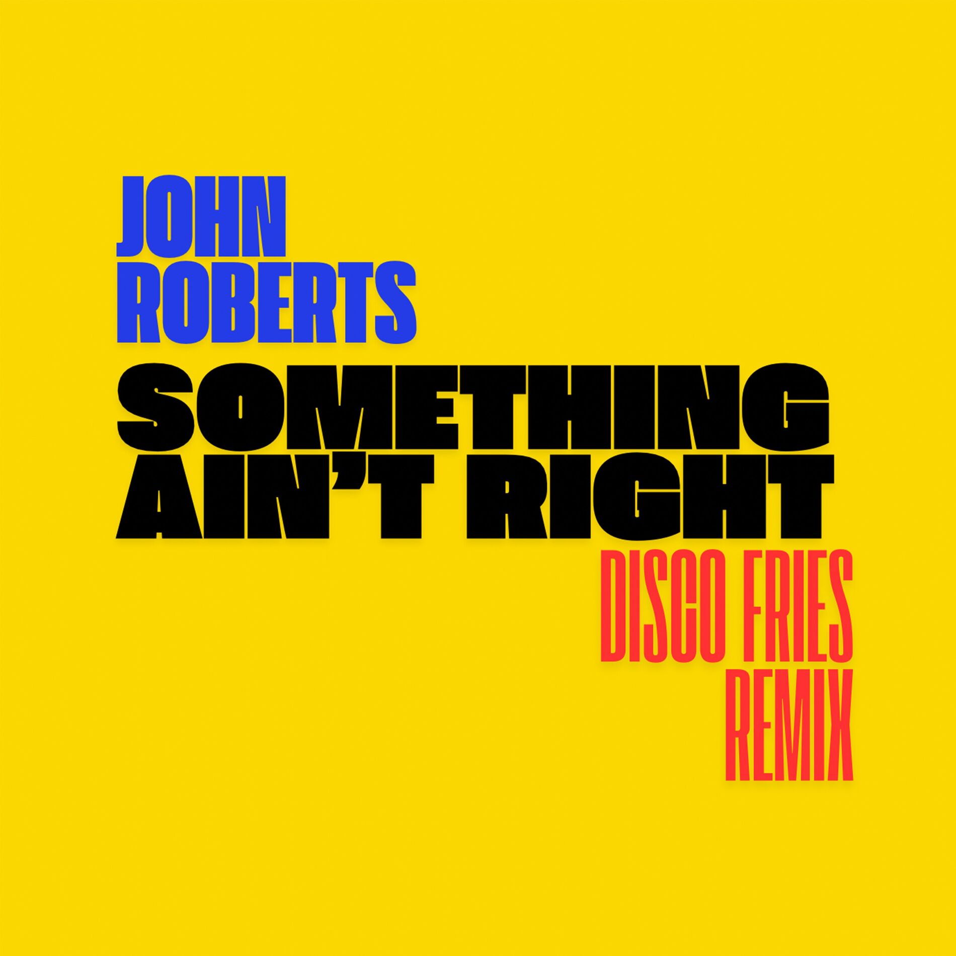Album cover of Something Ain't Right (Disco Fries Remix)