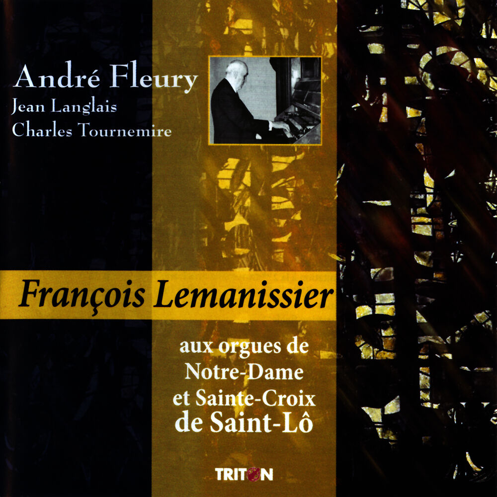 Picture of François Lemanissier aux orgues de Notre-Dame et Sainte-Croix de Saint-Lô