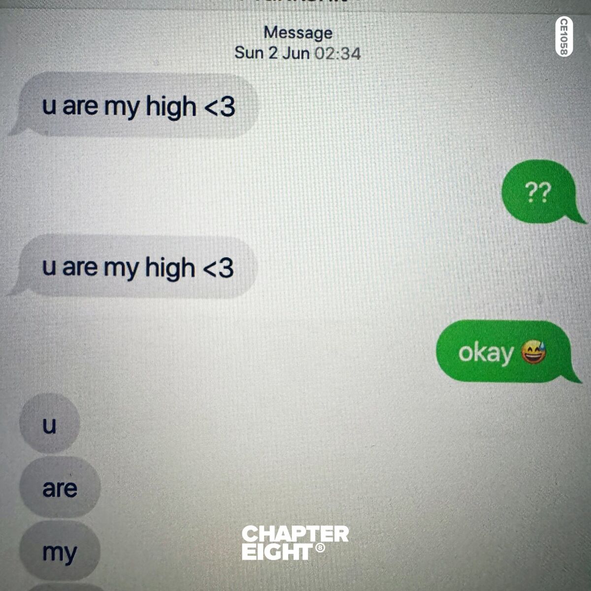 Album cover of u are my high <3