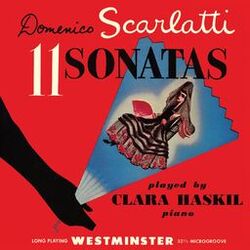 Cover of Scarlatti: 11 Sonatas; Chopin: 3 Mazurkas