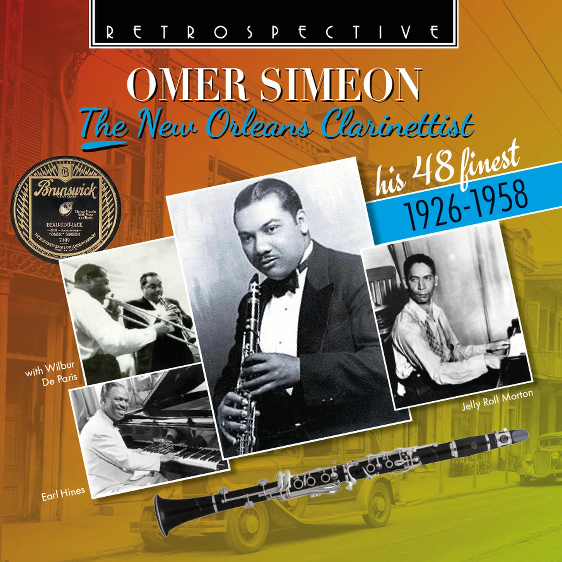 Album cover of Omer Simeon: The New Orleans Clarinettist