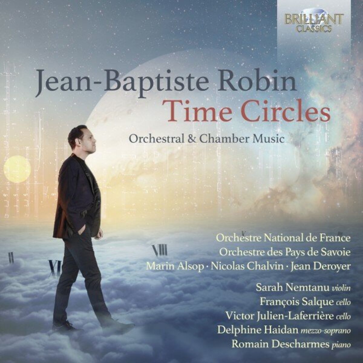 Album cover of Jean-Baptiste Robin: Time Circles, Orchestral & Chamber Music