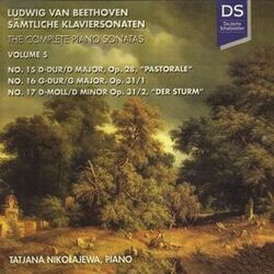 Cover of Beethoven: The Complete Piano Sonatas, Vol. 5