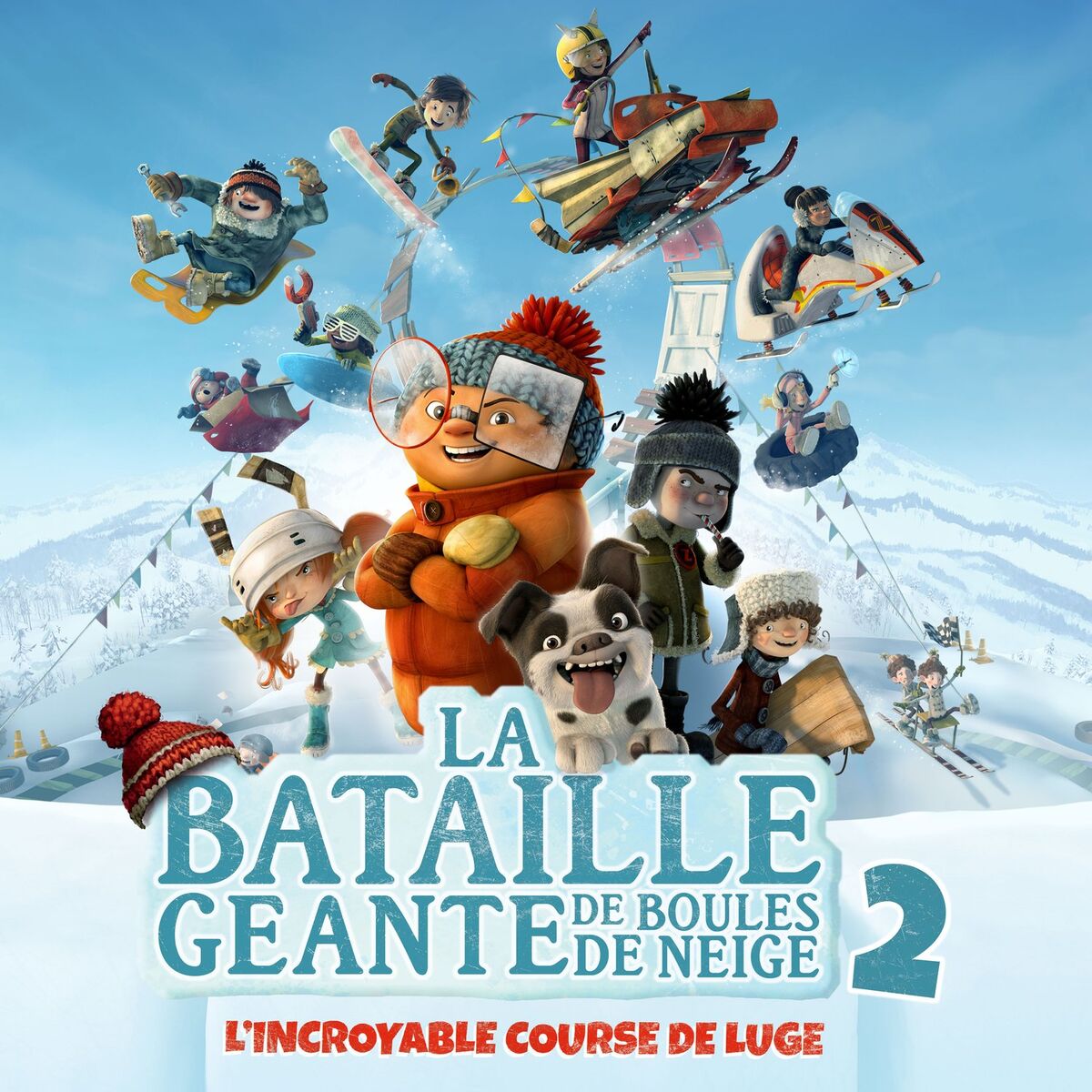 Album cover of La bataille géante de boules de neige 2 / L'incroyable course de luge