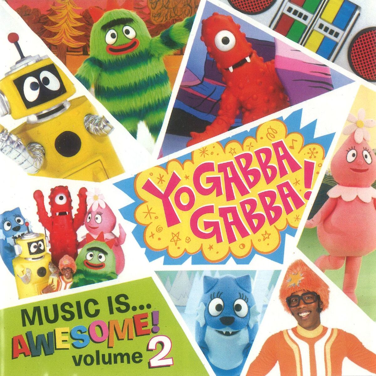 Album cover of Yo Gabba Gabba! Music Is Awesome! Vol. 2