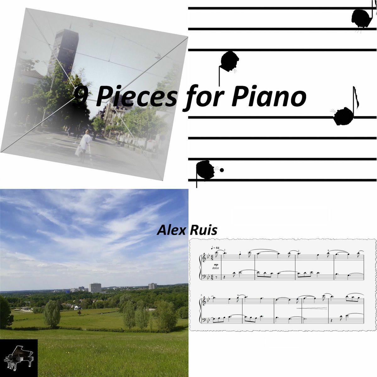Album cover of 9 Pieces for Piano