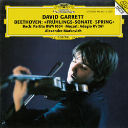 Cover of Beethoven: Violin Sonata No. 5; Bach: Partita No. 2; Mozart: Adagio