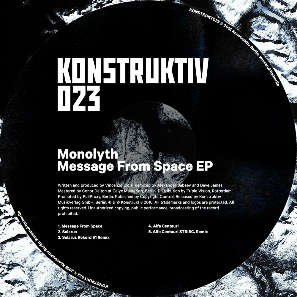 Picture of Message From Space EP