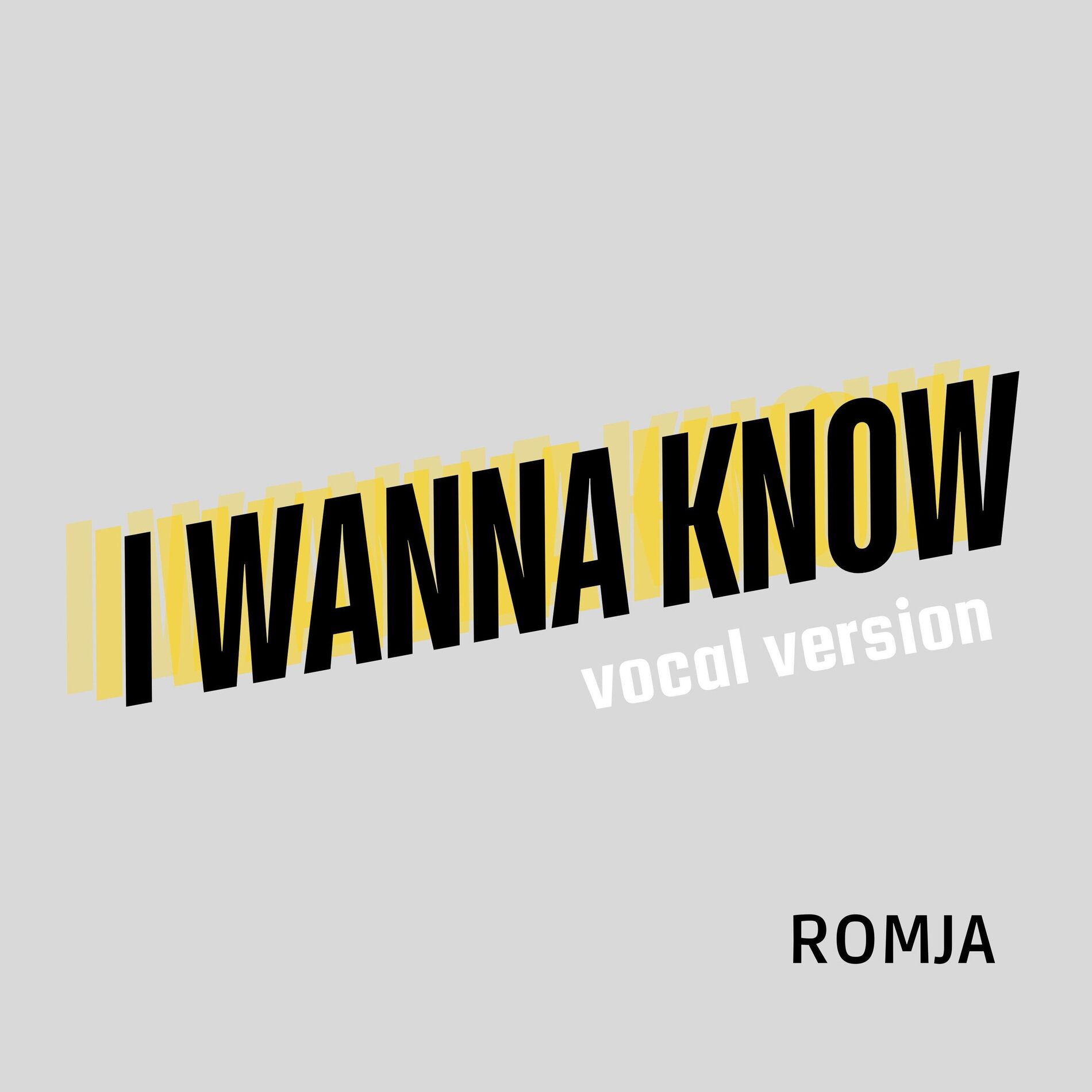 Album cover of I Wanna Know