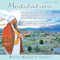 Cover of Meditation Series, Vol. Two - Five Religion Chant