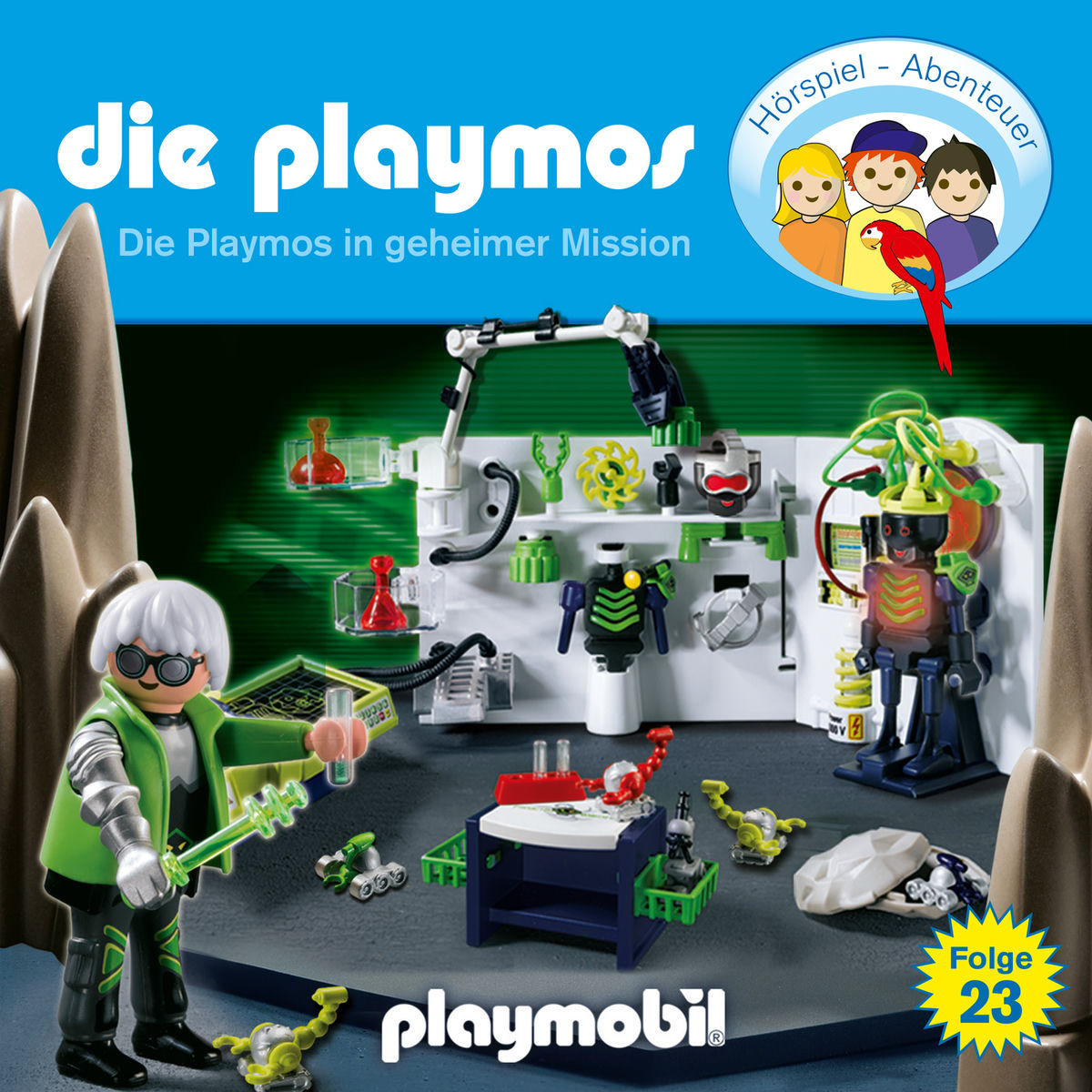Album picture of Folge 23: Die Playmos in geheimer Mission (Das Original Playmobil Hörspiel)