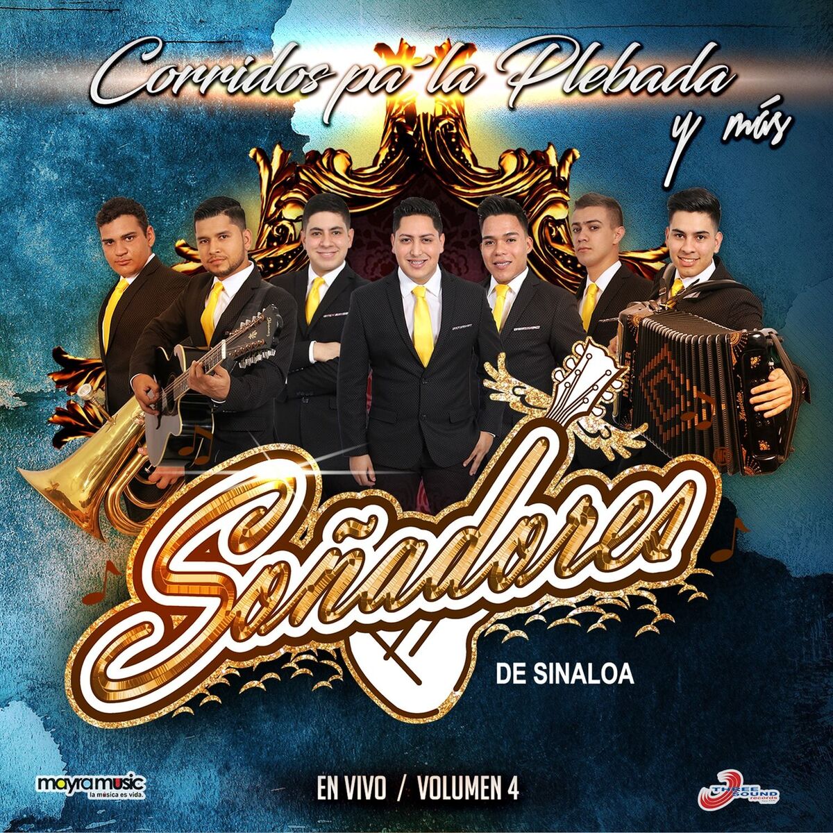 Album cover of Corridos Pa' la Plebada y Más, Vol. 4 (En Vivo)