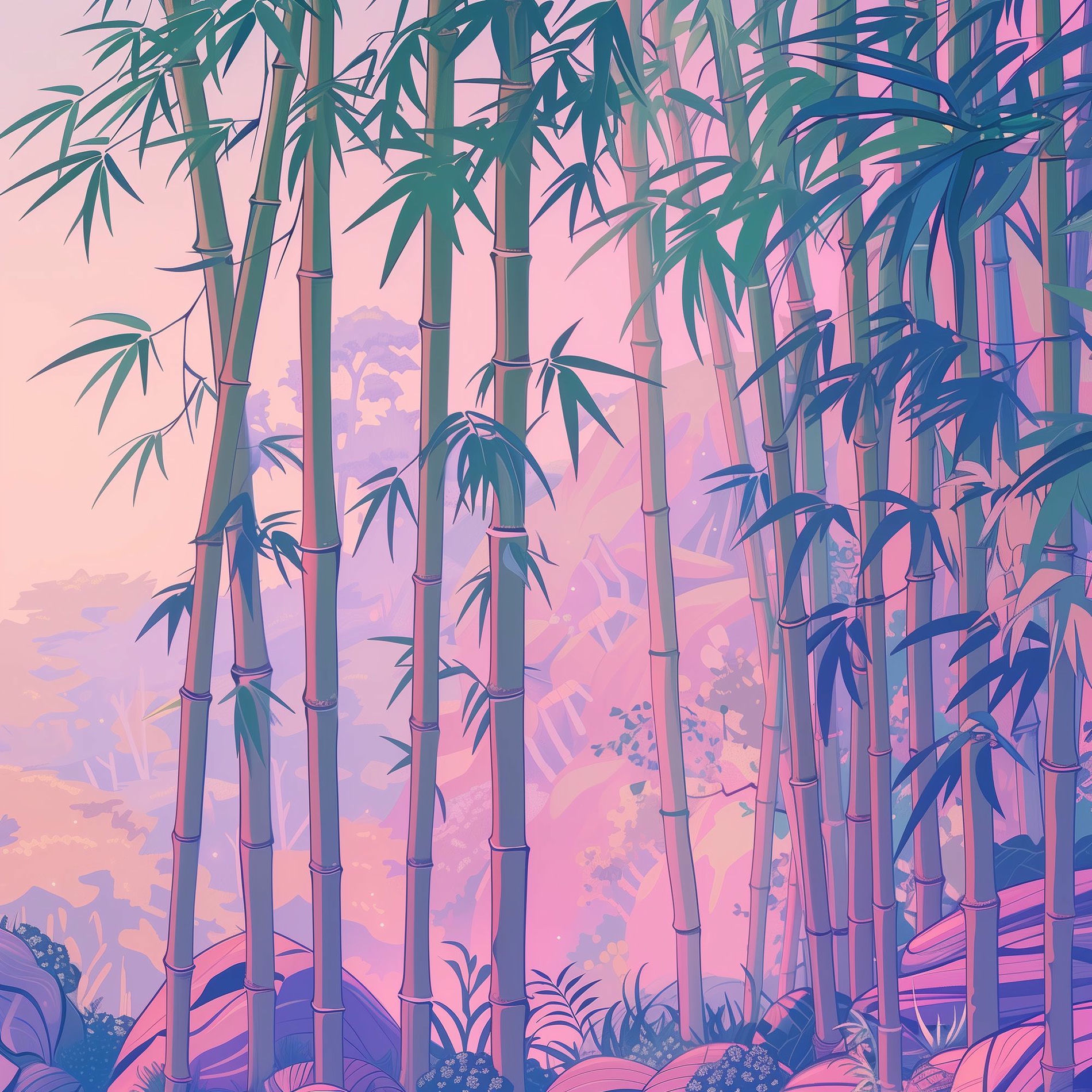 Album cover of bamboo siesta