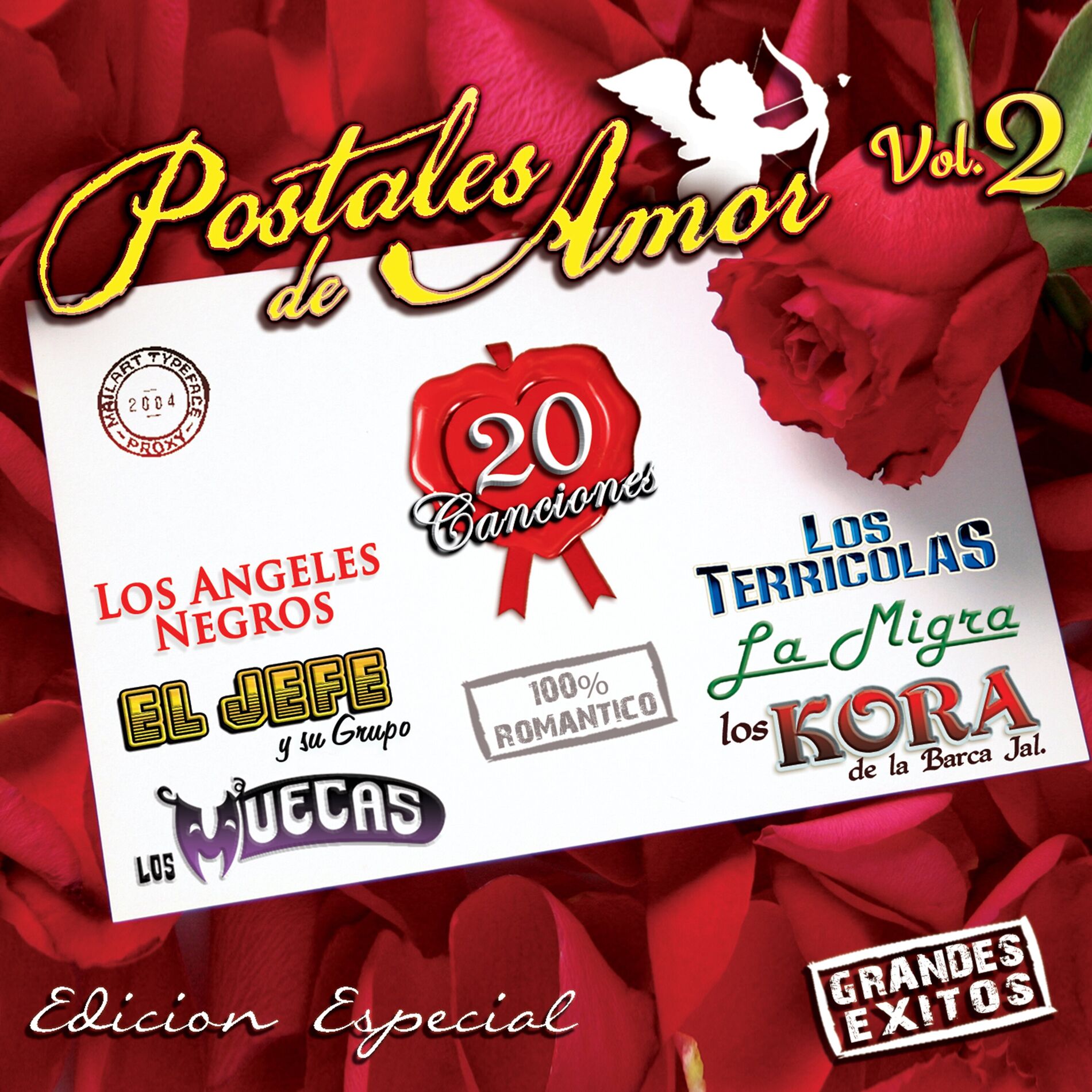 Album cover of Postales De Amor: 20 Canciones, Vol. 2