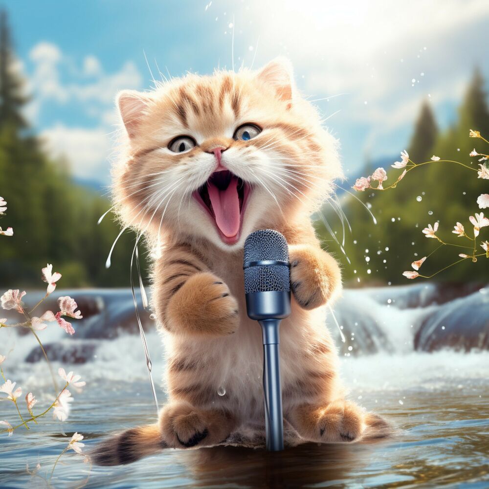 Picture of Cat Ripples: Waters Feline Ballad
