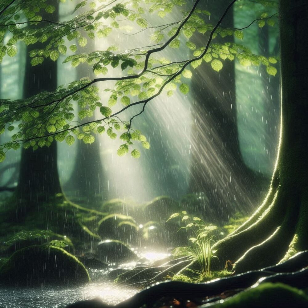 Picture of Rain Noise in the Forest to Sleep