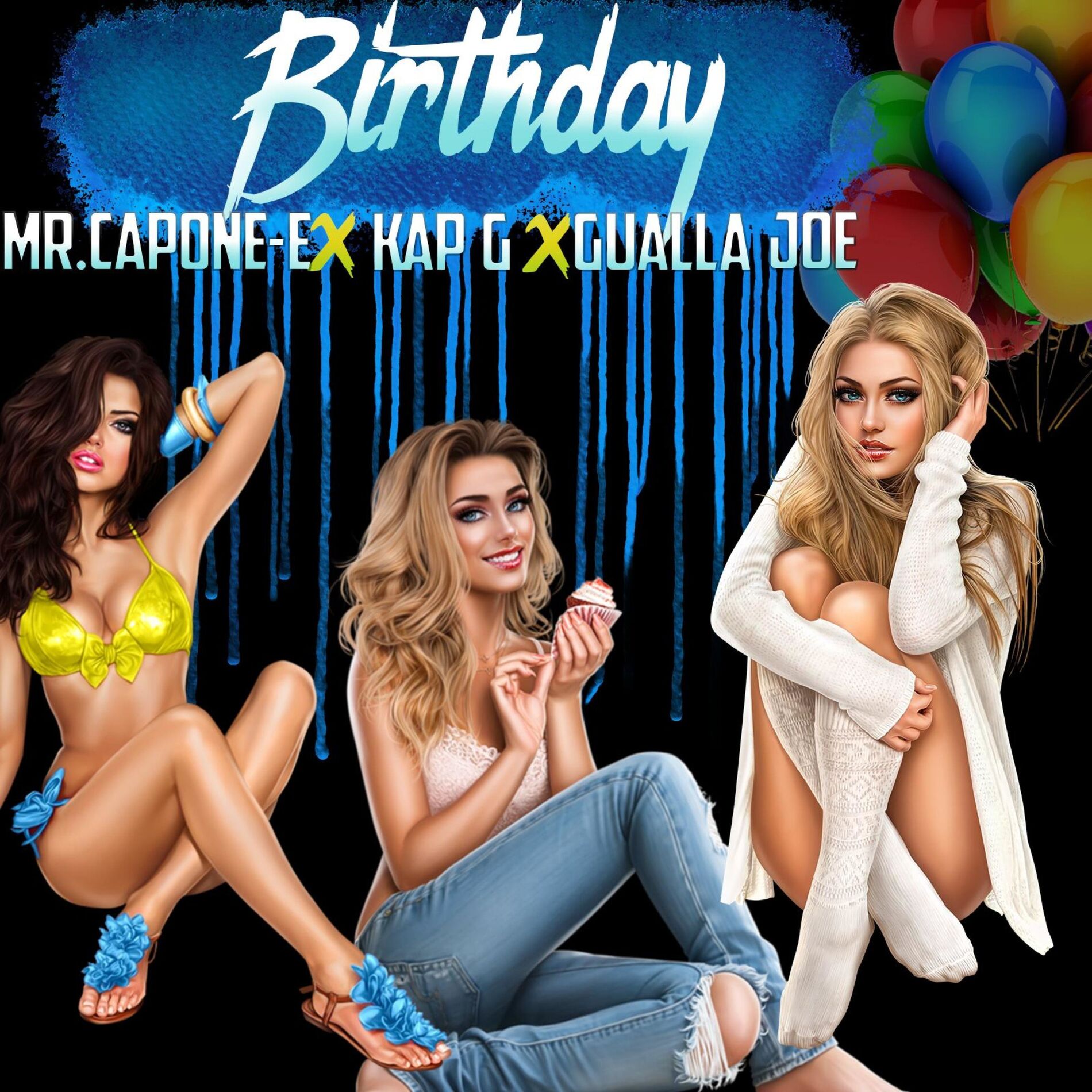Album cover of Birthday (feat. Kap G & Mr.Capone-E)
