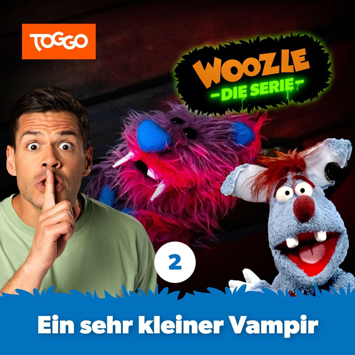 Album cover of Woozle - Die Serie - Das Grusel-Spezial - Folge 02: Ein sehr kleiner Vampir (Das Original-Hörspiel zur TV-Serie)