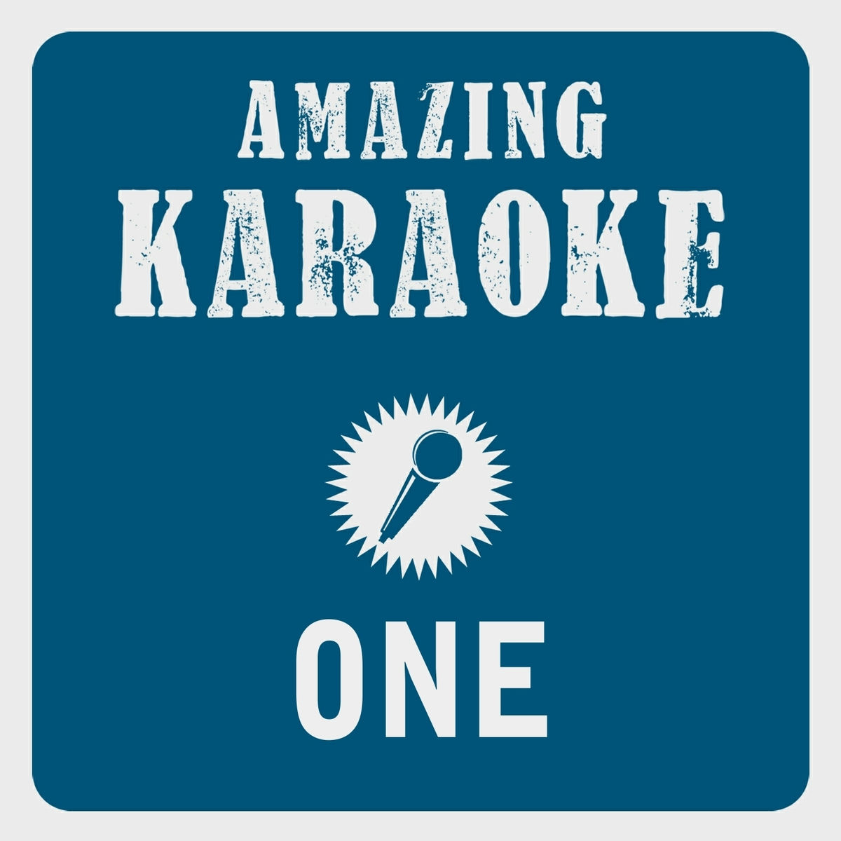 Album cover of One (Karaoke Version)