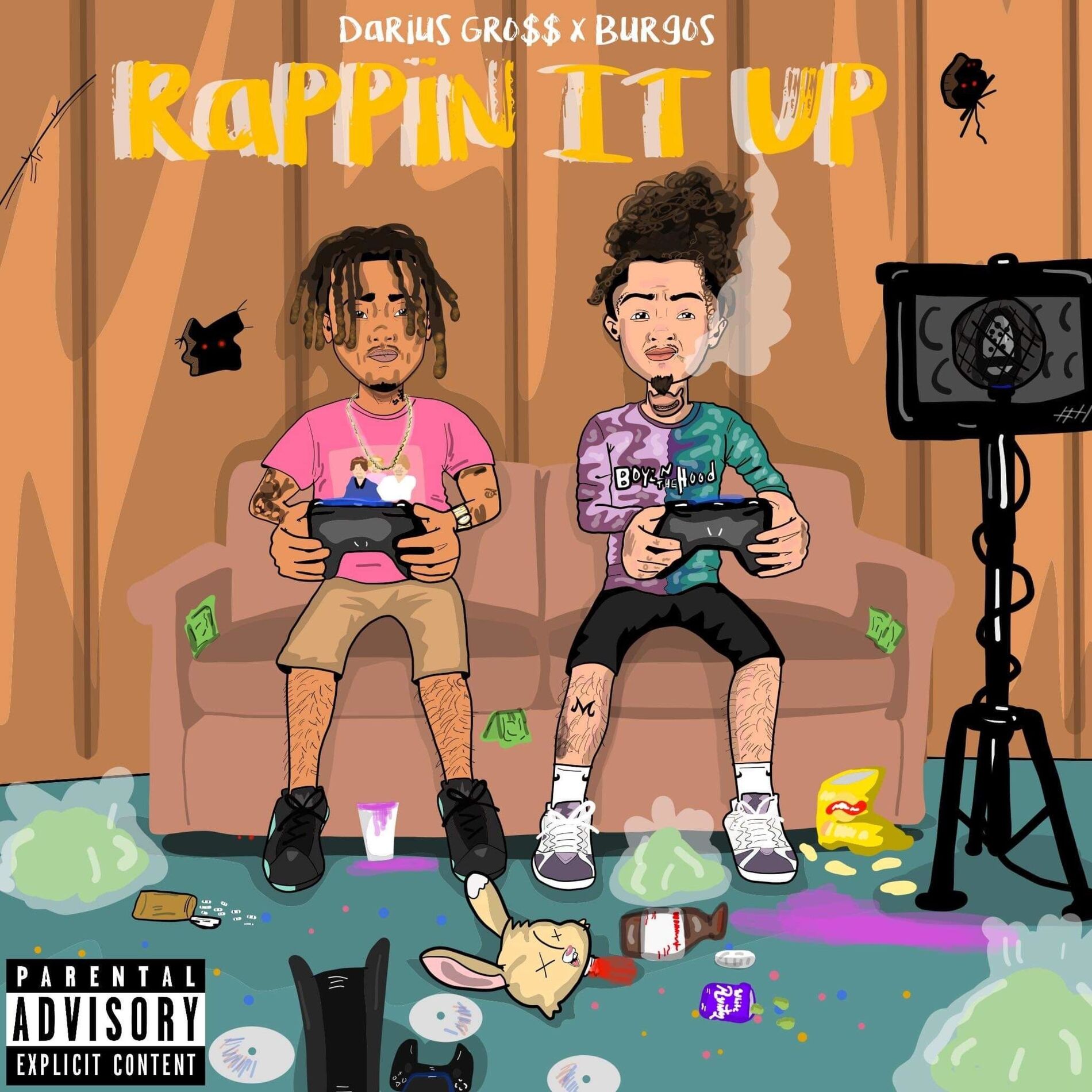 Album cover of Rappin it Up (feat. Burgos)