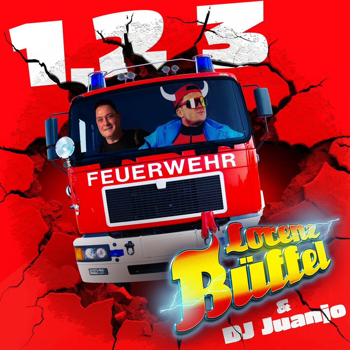 Album cover of 1,2,3 Feuerwehr