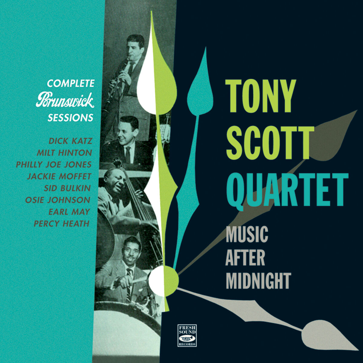 Album cover of Tony Scott Quartet. Complete Brunswick Sessions 1953