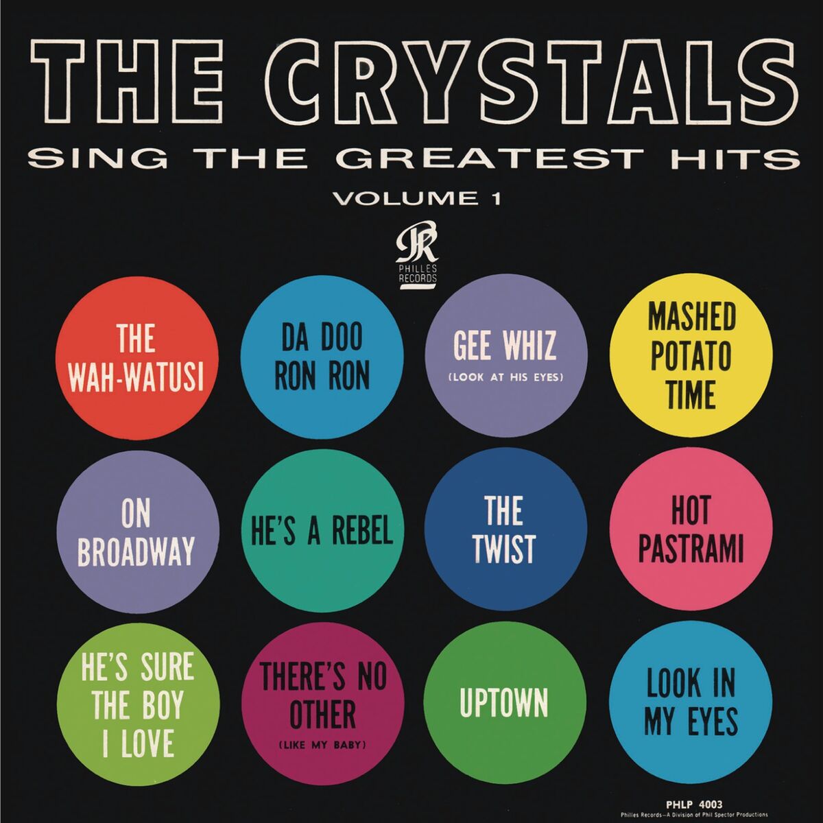 Album cover of The Crystals Sing The Greatest Hits Vol. 1