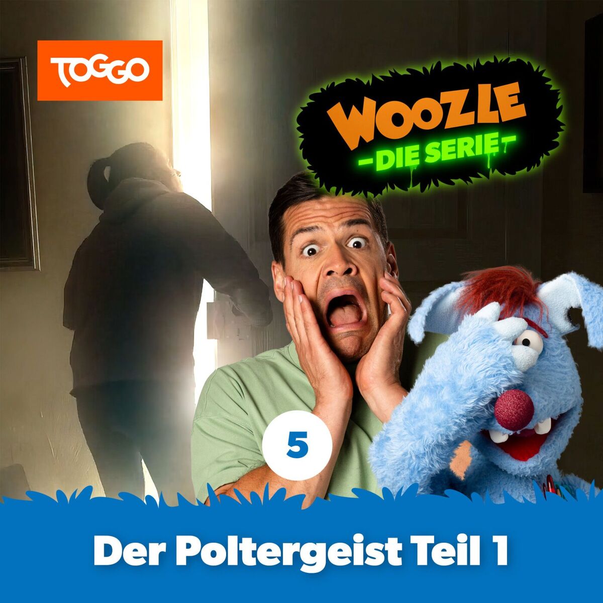Album cover of Woozle - Die Serie - Das Grusel-Spezial - Folge 05: Der Poltergeist Teil 1 (Das Original-Hörspiel zur TV-Serie)