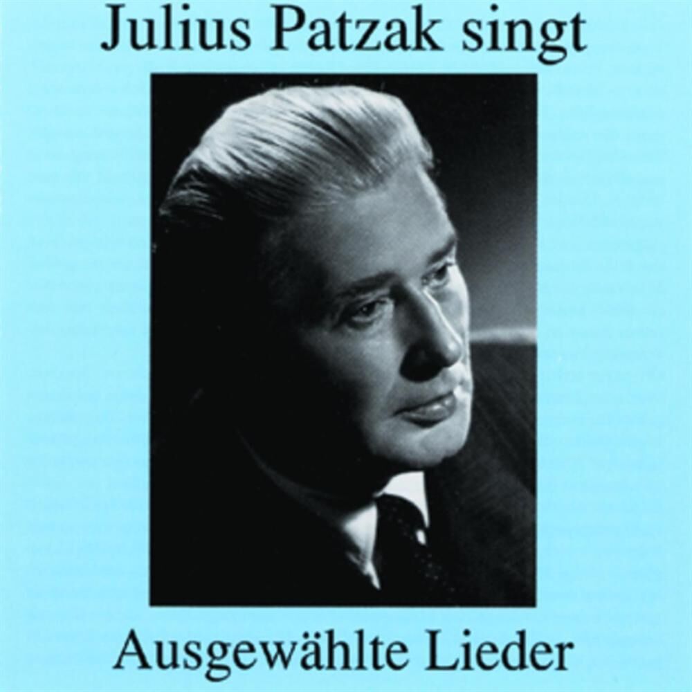Picture of Julius Patzak singt ausgewählte Lieder