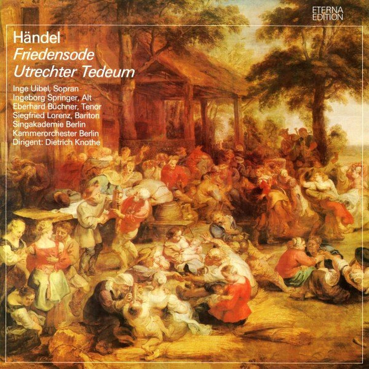 Album cover of Händel: Friedensode / Utrechter Tedeum