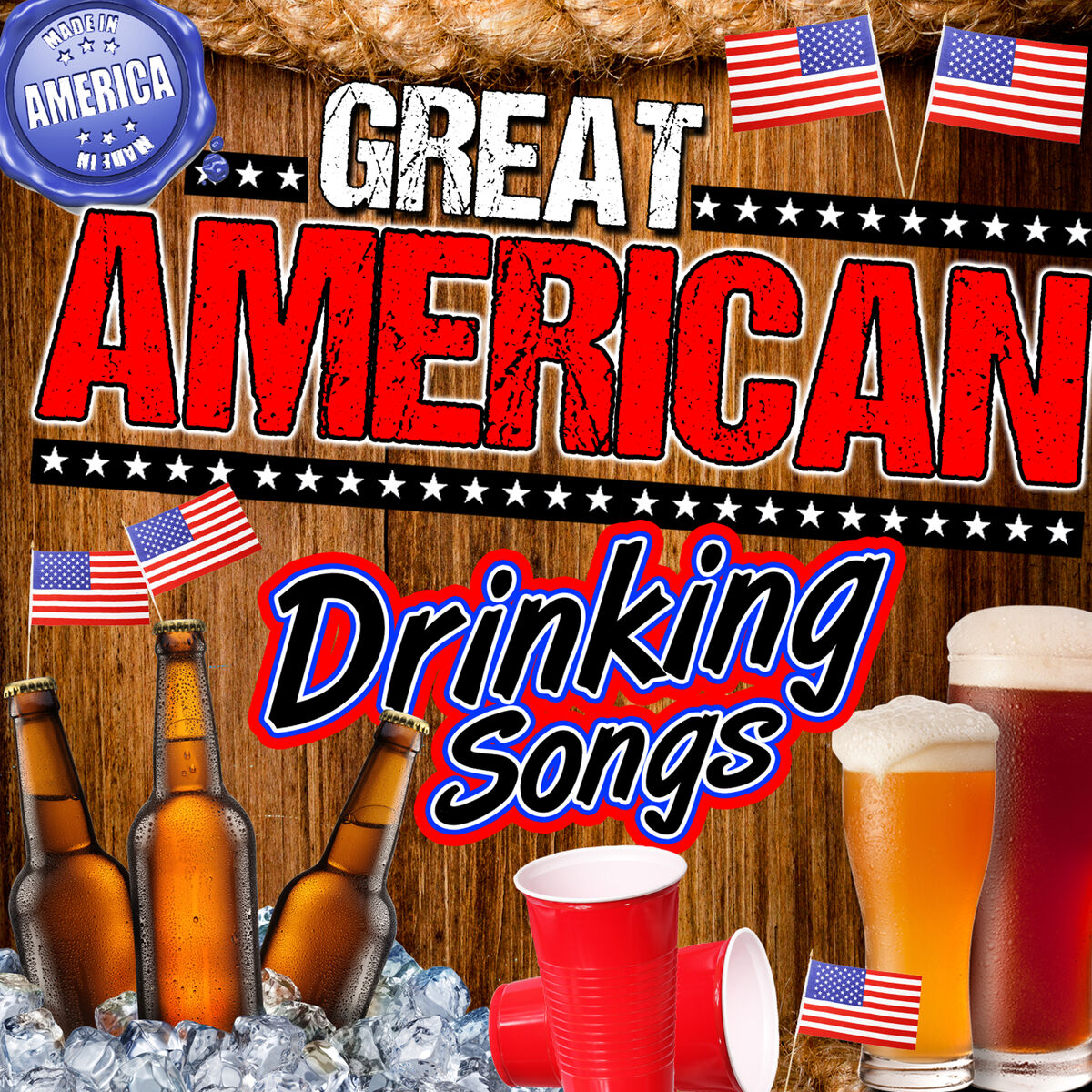 Album cover of Great American Drinking Songs