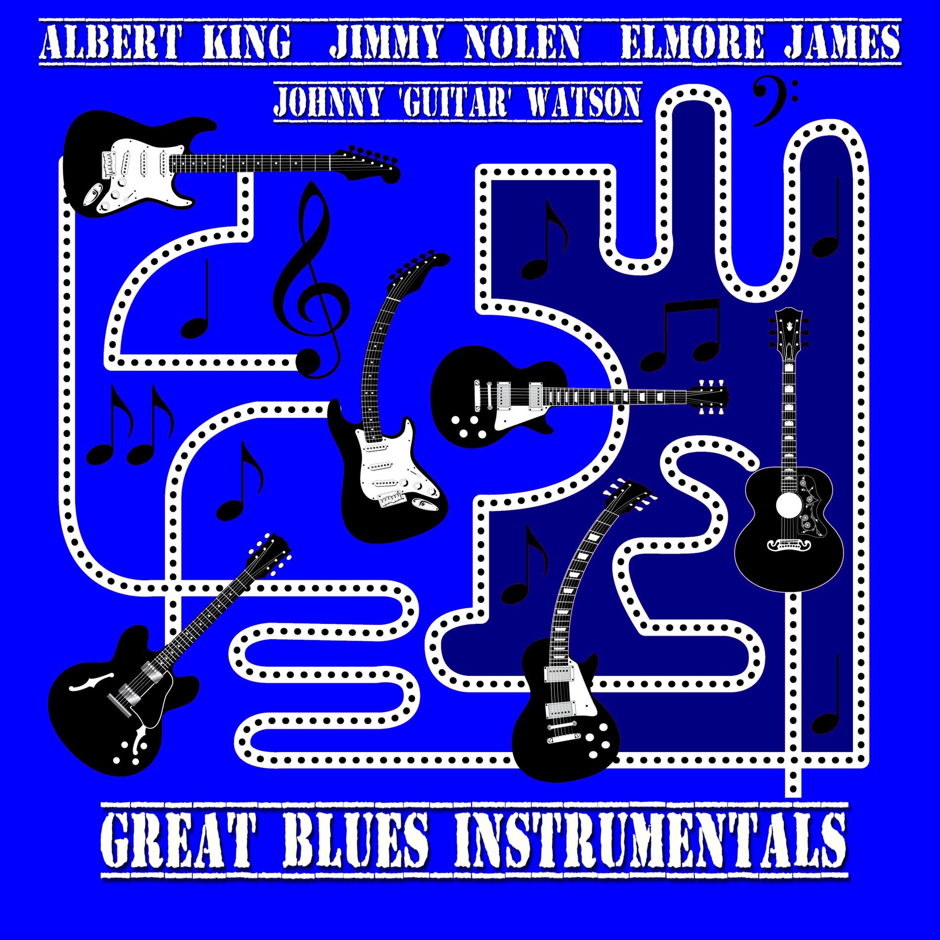 Album cover of Great Blues Instrumentals