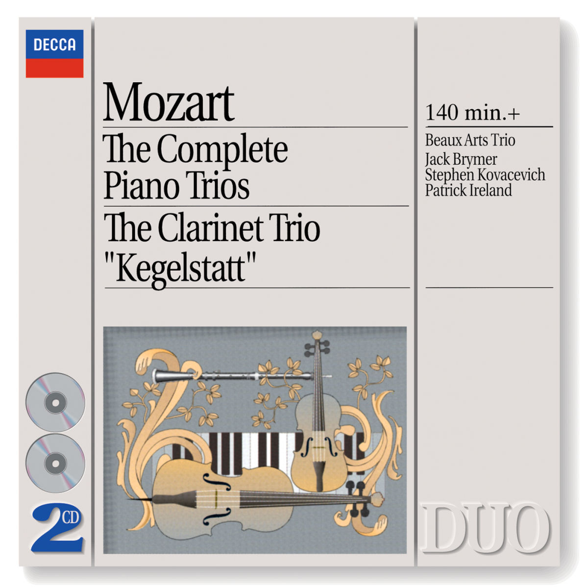 Album cover of Mozart: The Complete Piano Trios; Clarinet Trio