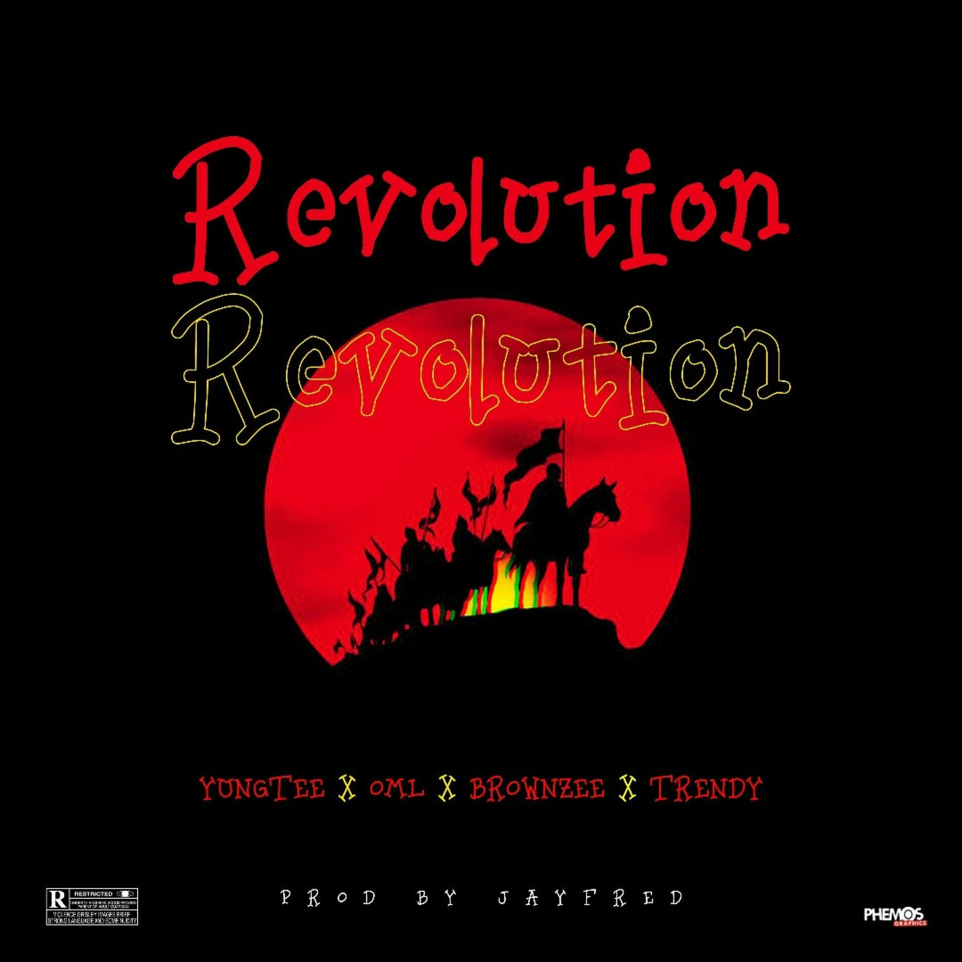 Album cover of Revolution (feat. Bhadboi OML, Brownzee & Trend)