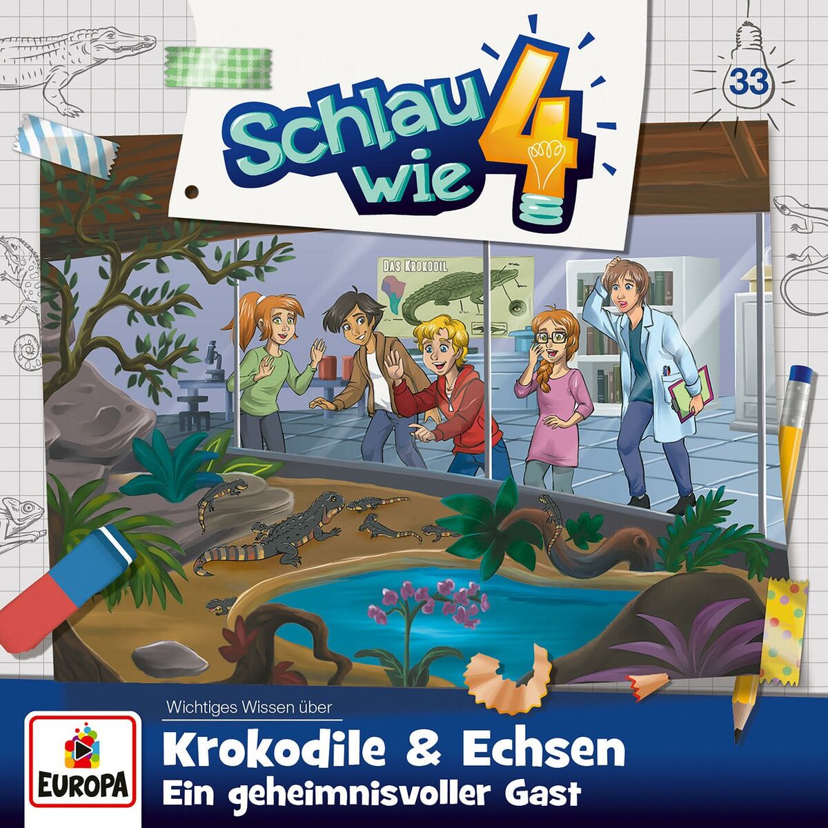 Album cover of 33 - Krokodile & Echsen. Ein geheimnisvoller Gast