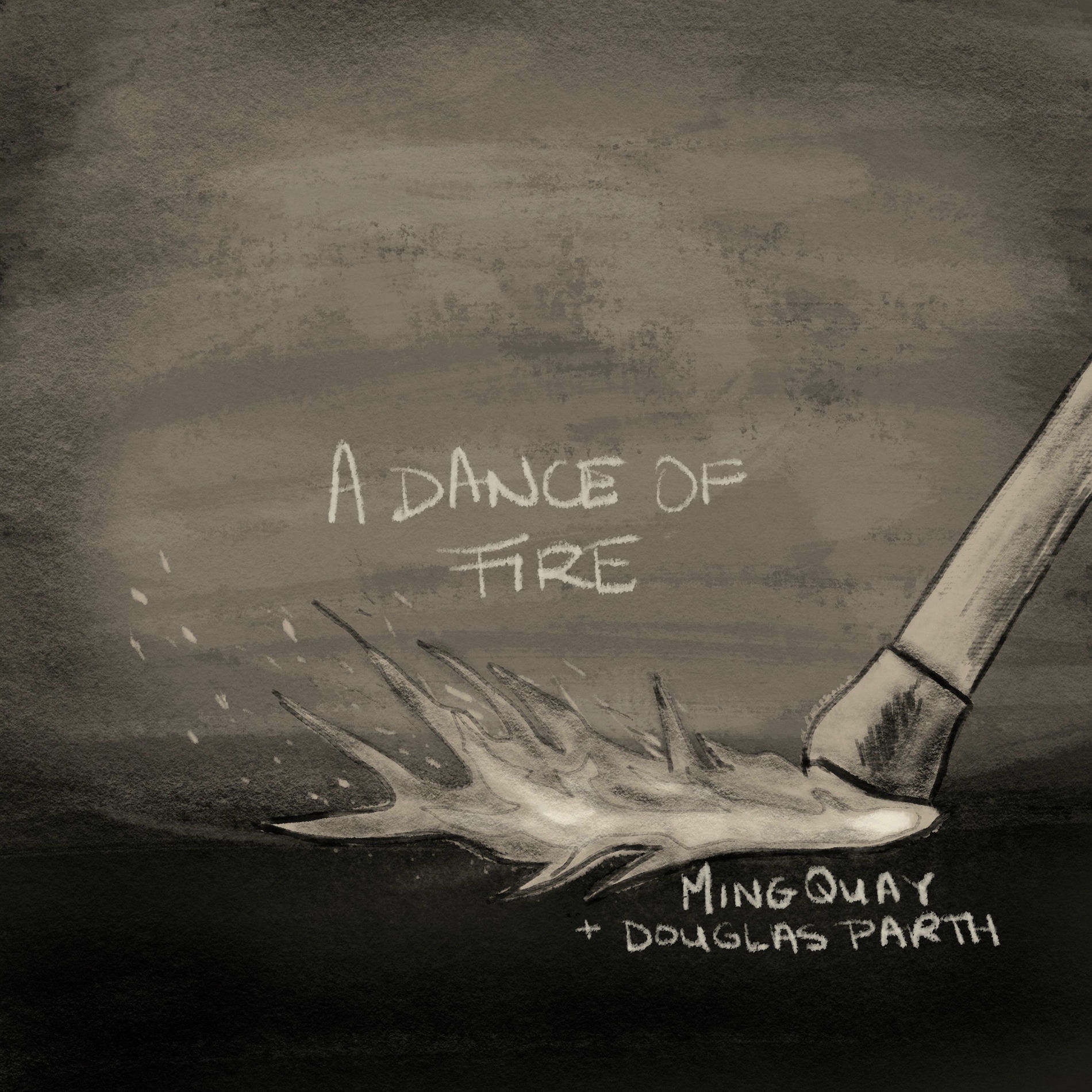 Album cover of A Dance of Fire (piano sketch)