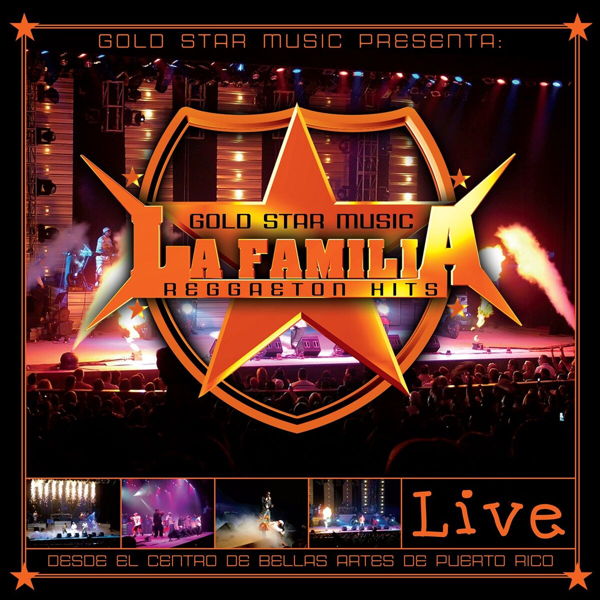 Album cover of Goldstar Music La Familia Reggaeton Hits (Live)