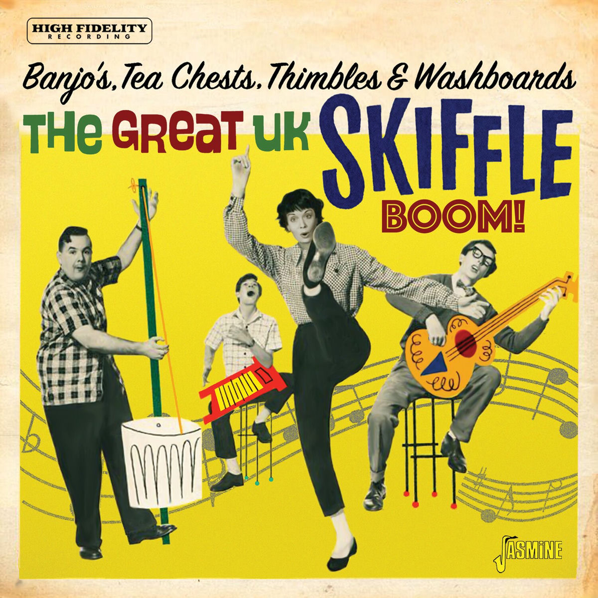 Album cover of Banjo's, Tea Chests, Thimbles & Washboards: The Great UK Skiffle Boom