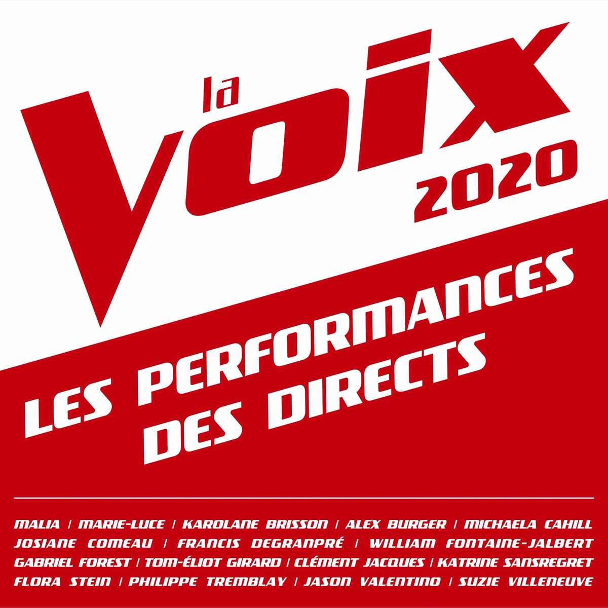Album cover of La Voix 2020 - Les performances des directs