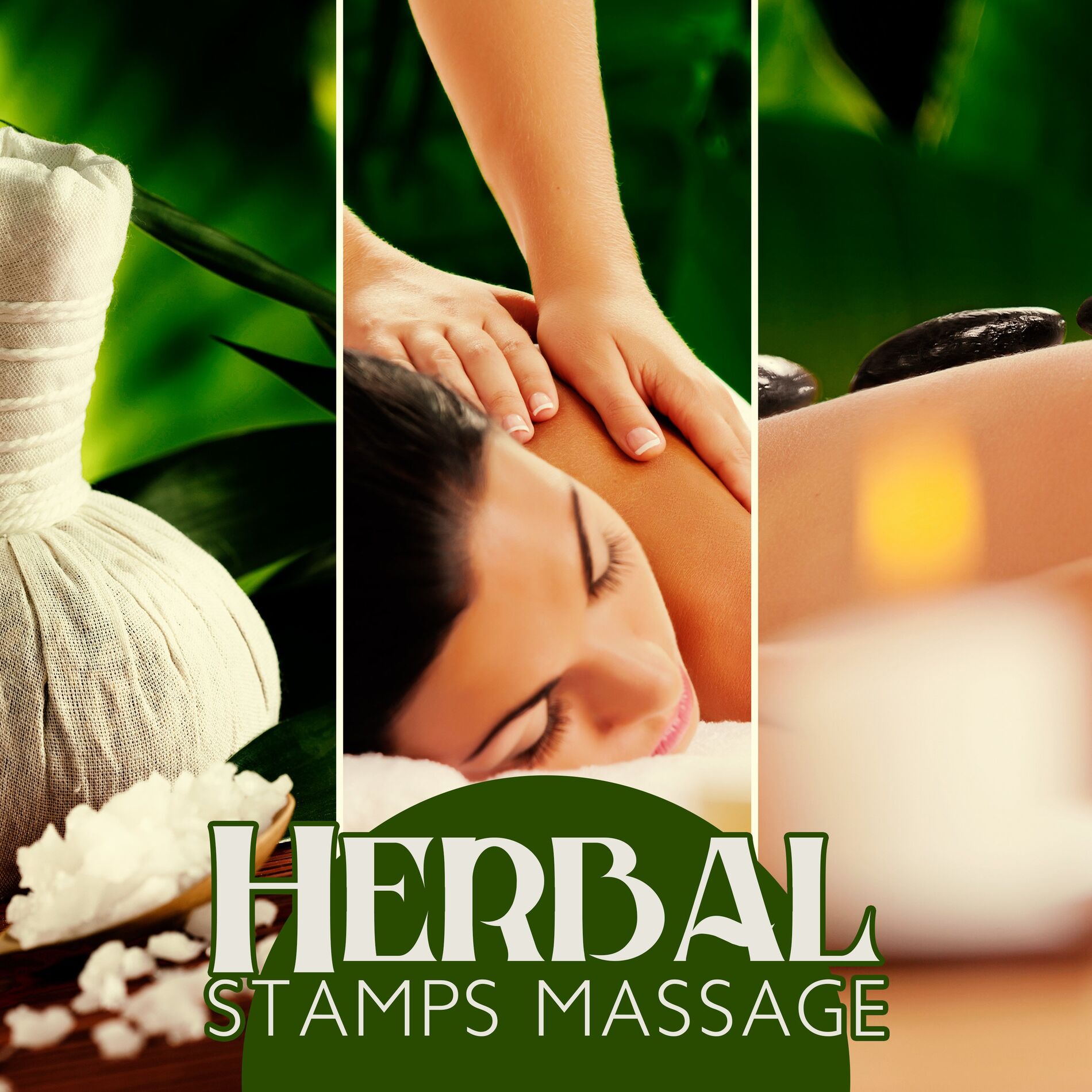 Album cover of Herbal Stamps Massage: Hang Sounds for Ultimate Relaxation during Aromatherapy and Massage