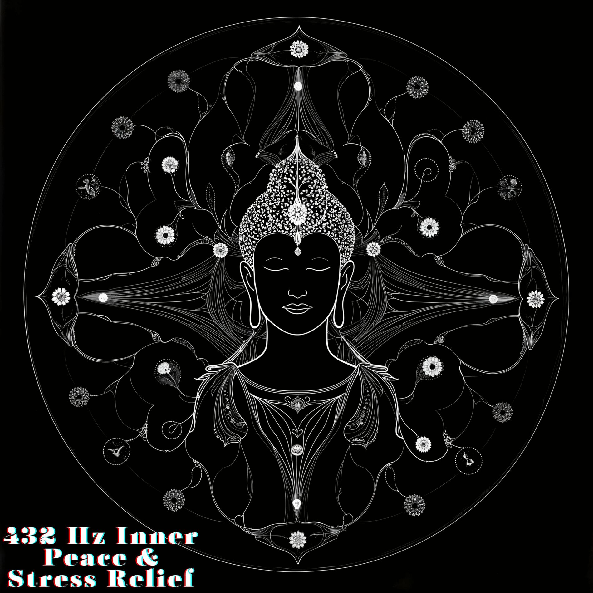 Album cover of 432 Hz Inner Peace & Stress Relief