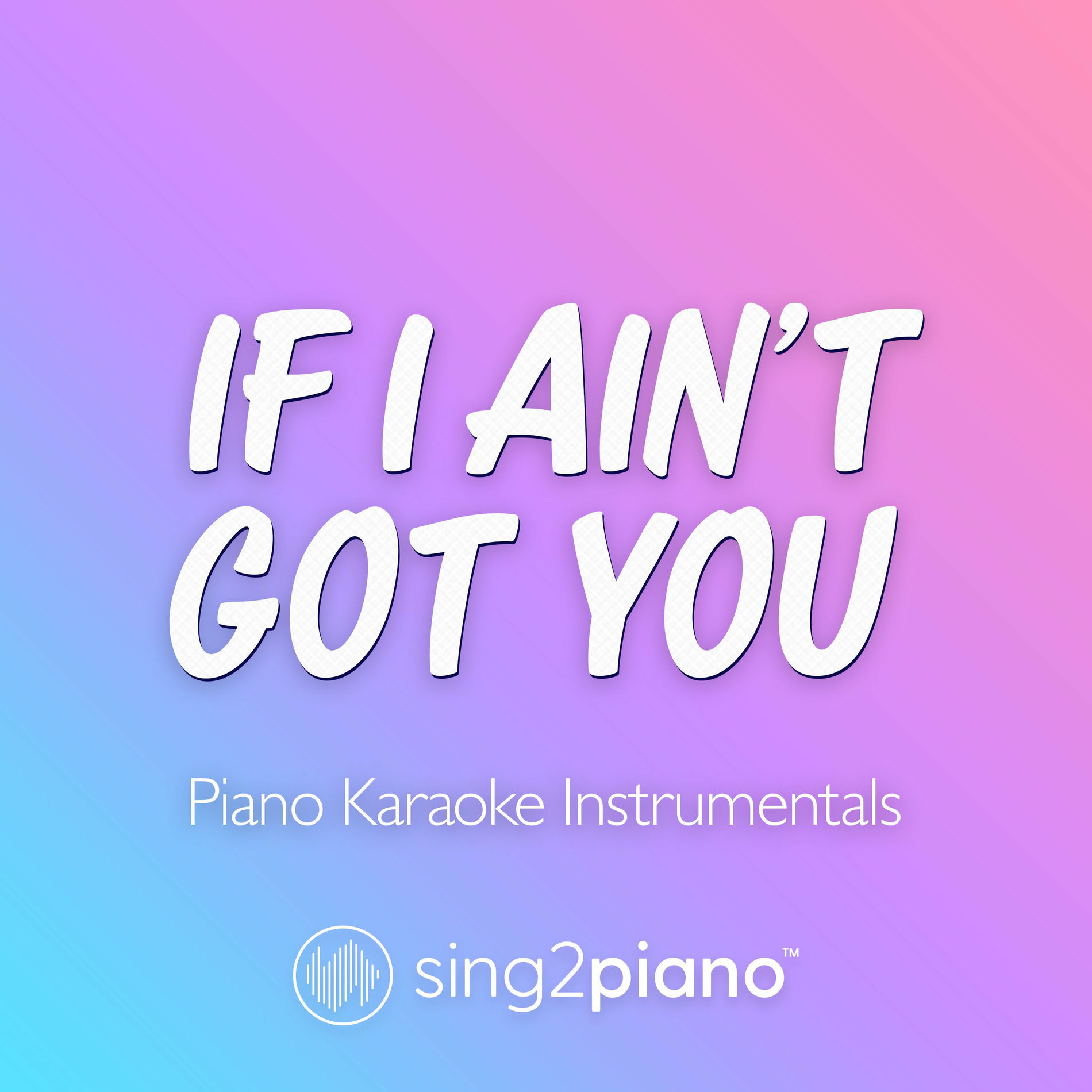 Album cover of If I Ain't Got You (v2) [Originally Performed by Alicia Keys]