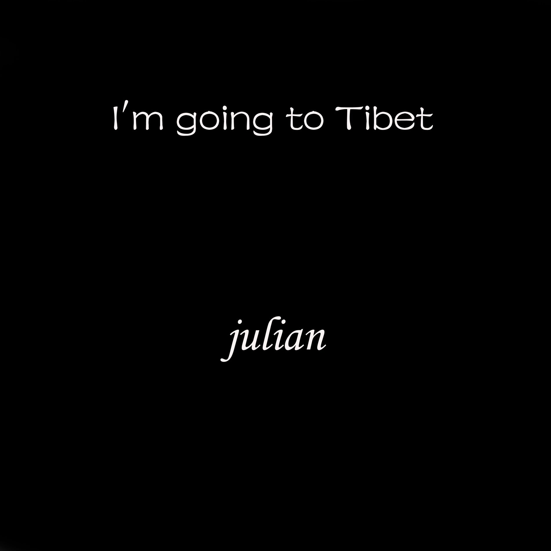 Album cover of I'm Going to Tibet