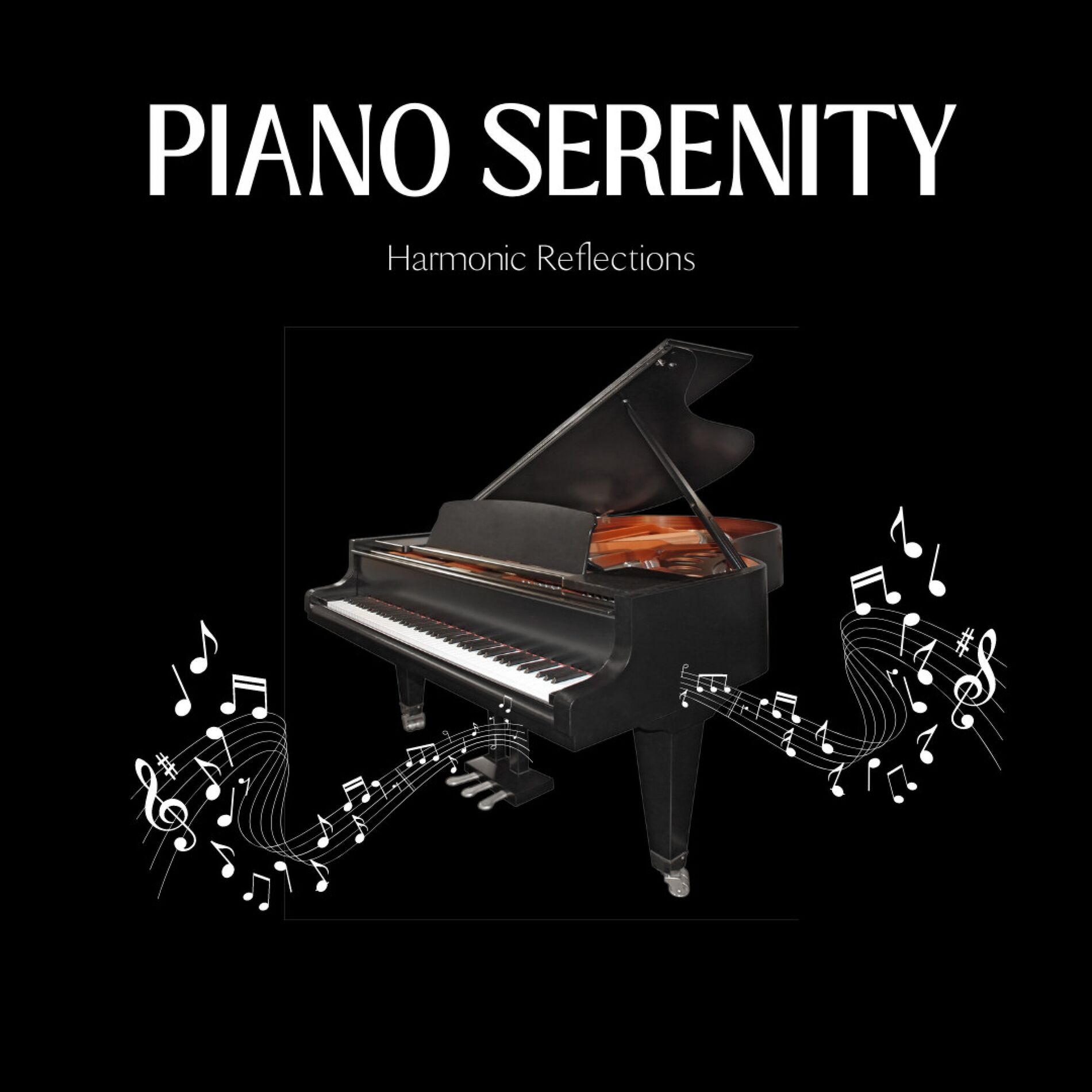 Album cover of Piano Serenity: Harmonic Reflections