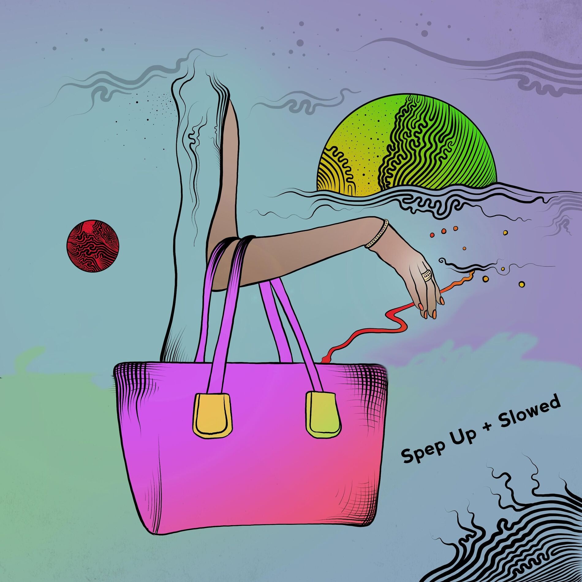 Album cover of Stallin' (Sped Up + Slowed)