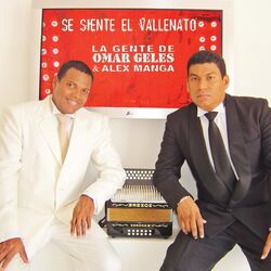 Cover of La gente de Omar Geles y Alex Manga… Se Siente el Vallenato
