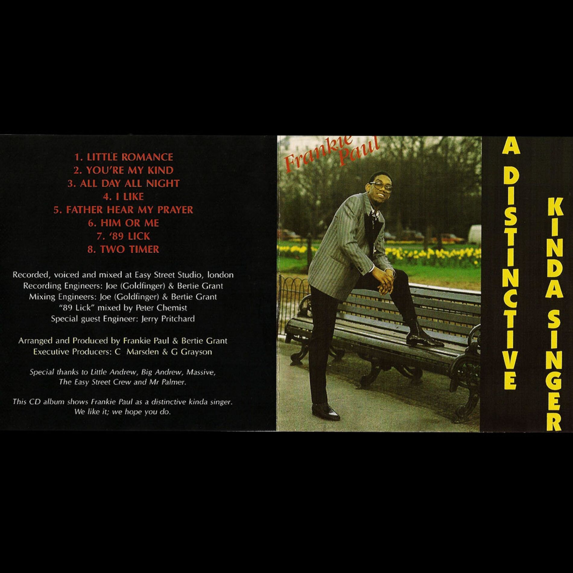 Album cover of A Distinctive Kinda Artist